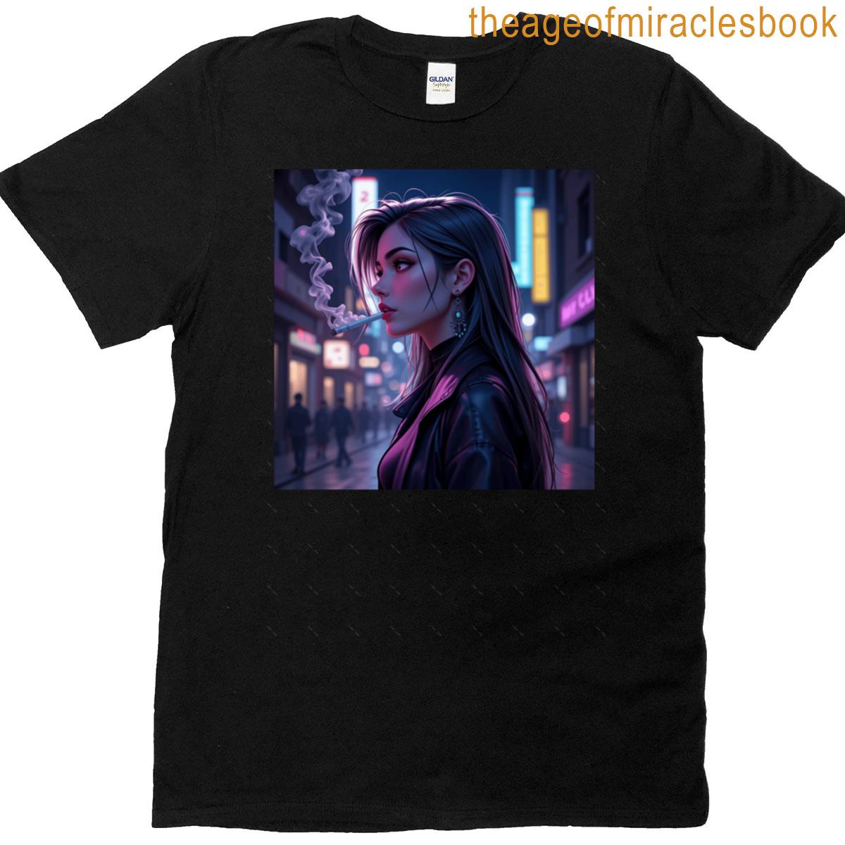 Midnight Smoker Oversized T-shirt