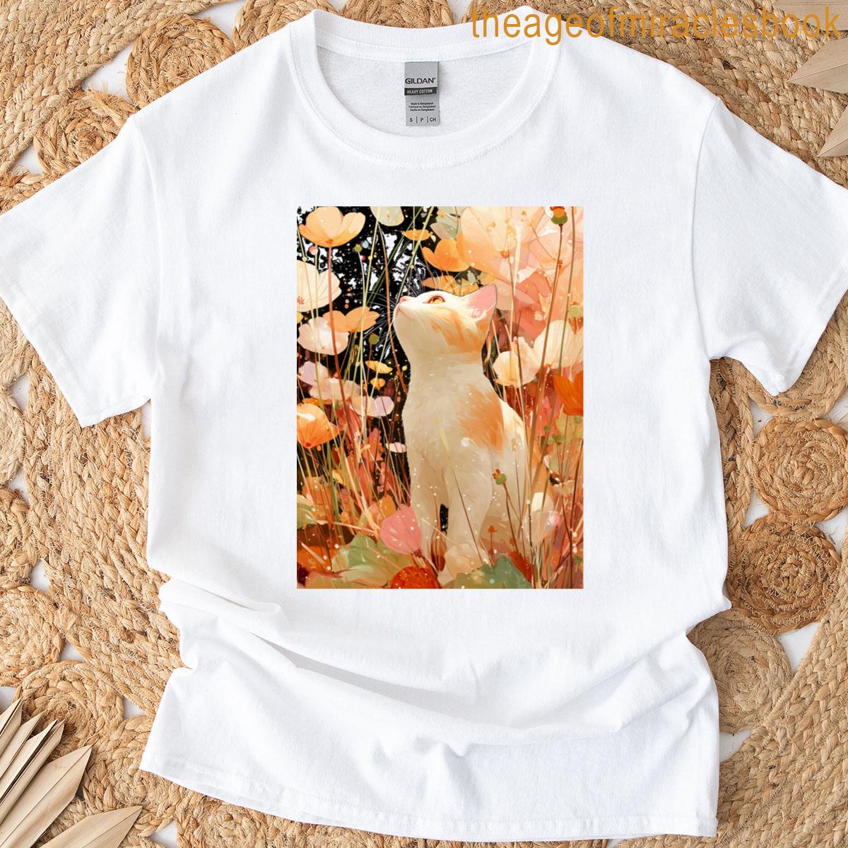 Orange Amp White Oasis T-shirt