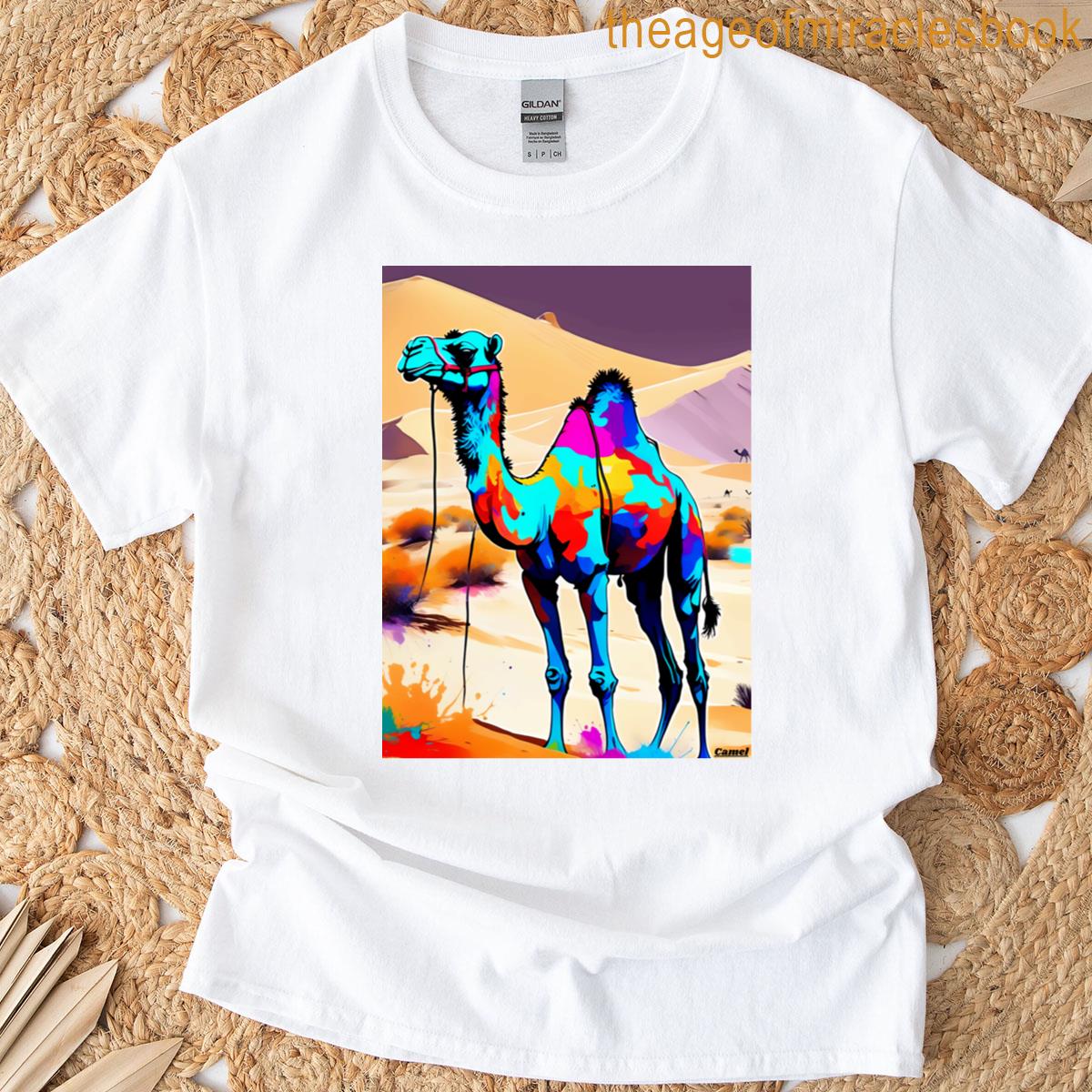 Paintsplash Camel T-shirt