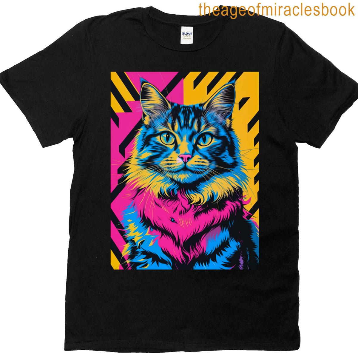 Pop Art Cat T-shirt