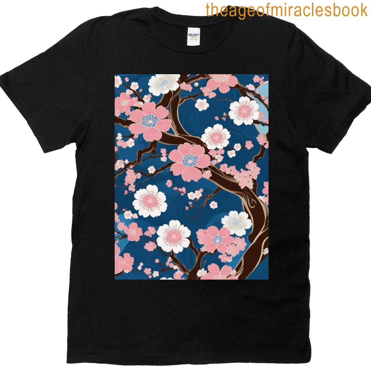 Sakura Tree Kimono Graphic T-shirt