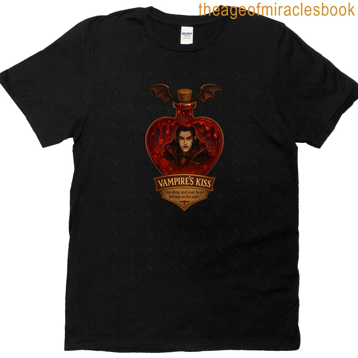Vampire Dark Romance Potion Design Oversized T-shirt