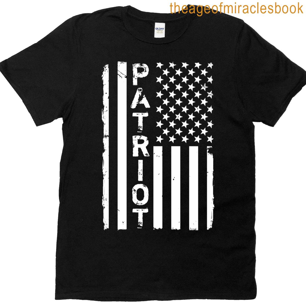 Distressed Bampw American Flag T-shirt