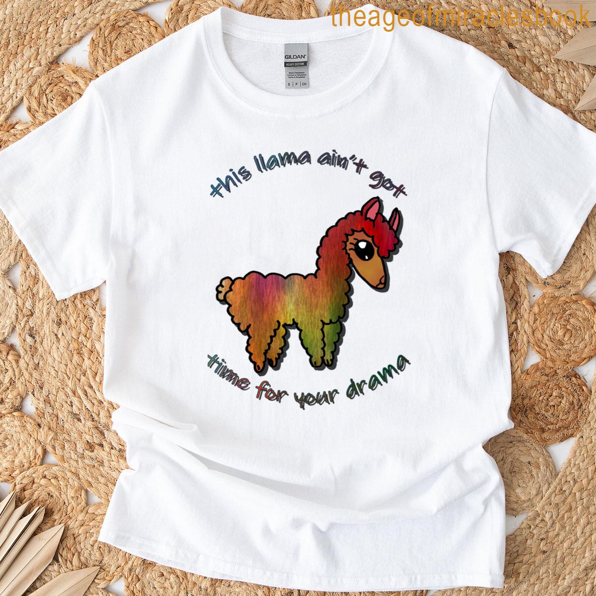 Drama Llama – Rainbow T-shirt