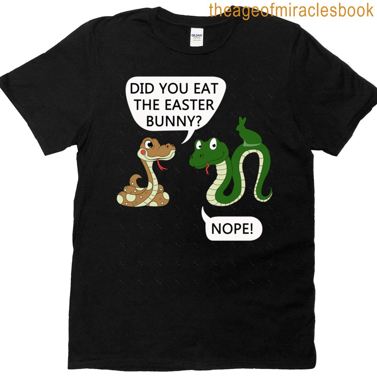 Funny Easter Bunny Snakes 1947 Oversized T-shirt