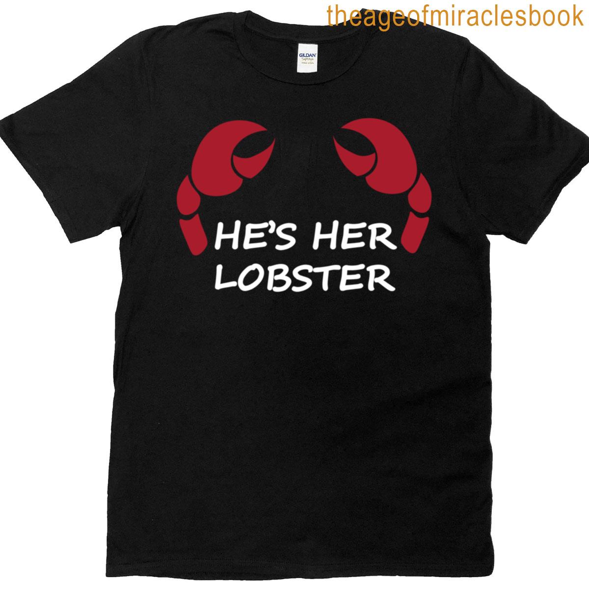 Hes Her Lobster Oversized T-shirt