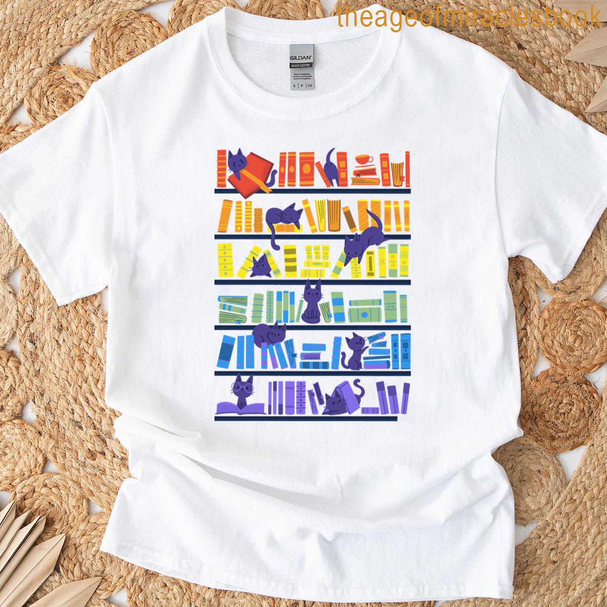 Library Kittens T-shirt