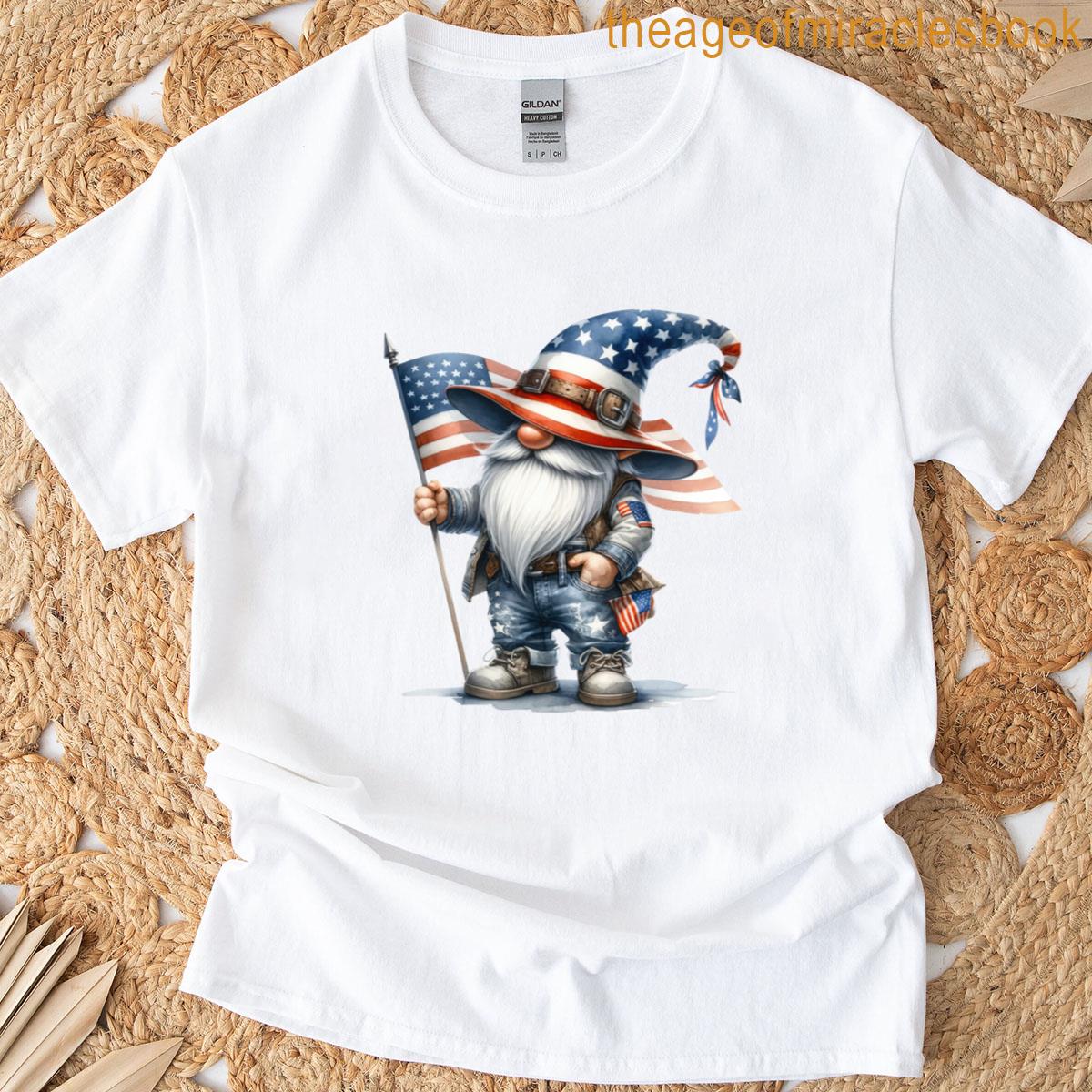 Patriotic Gnome T-shirt