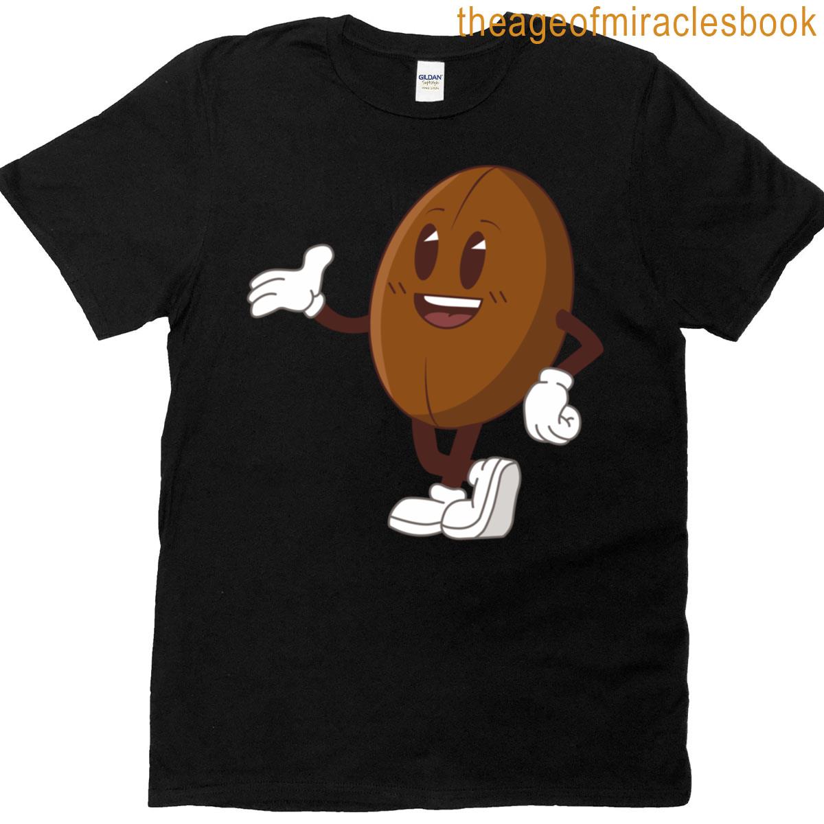 Smiling Coffee Bean Oversized T-shirt