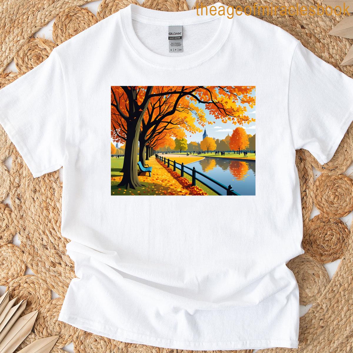 autumn park premium scoop T-shirt