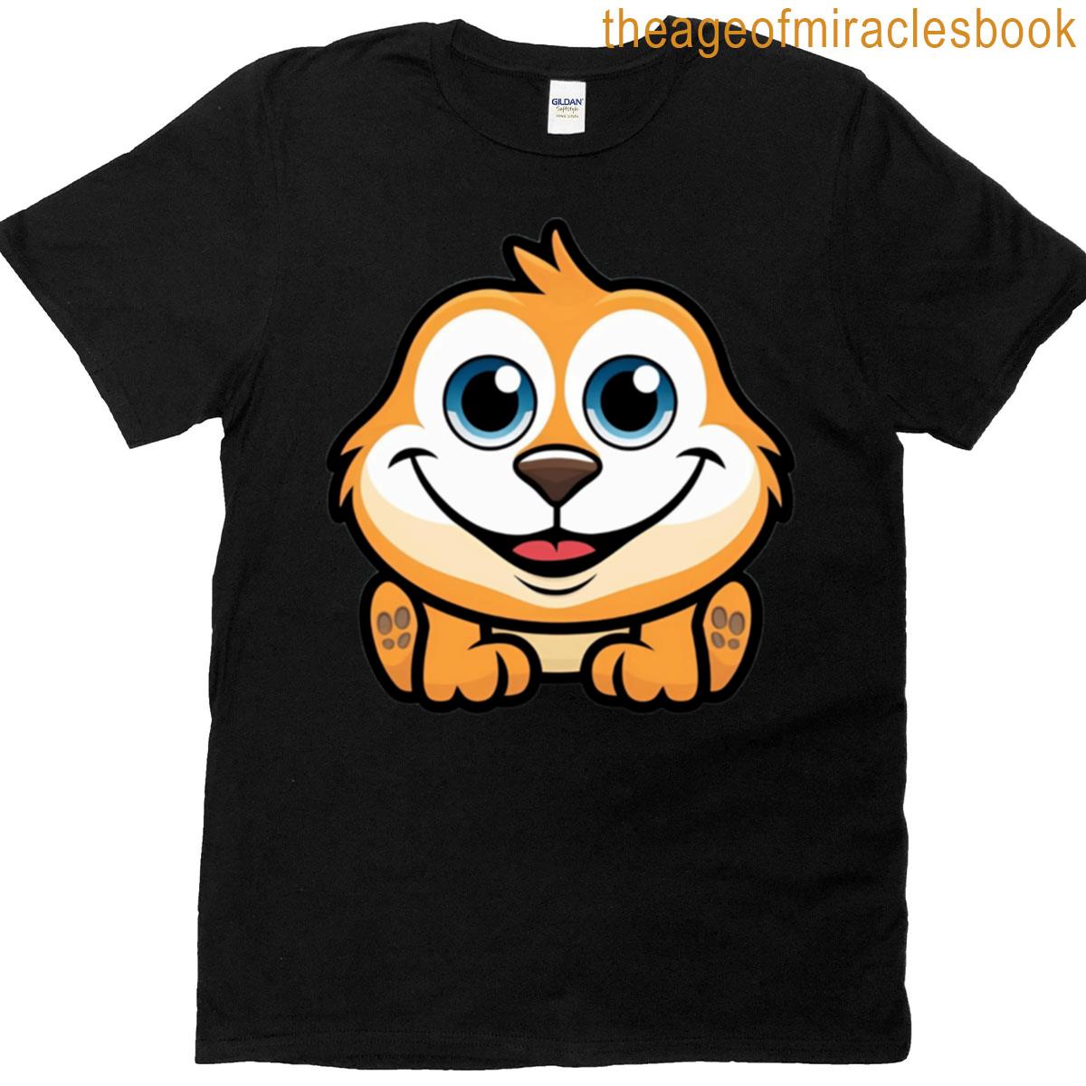 cheerful little otter active T-shirt
