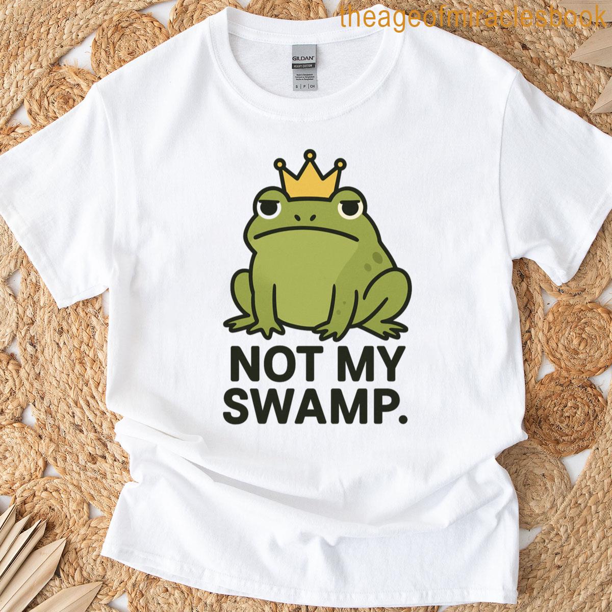 funny frog design T-shirt