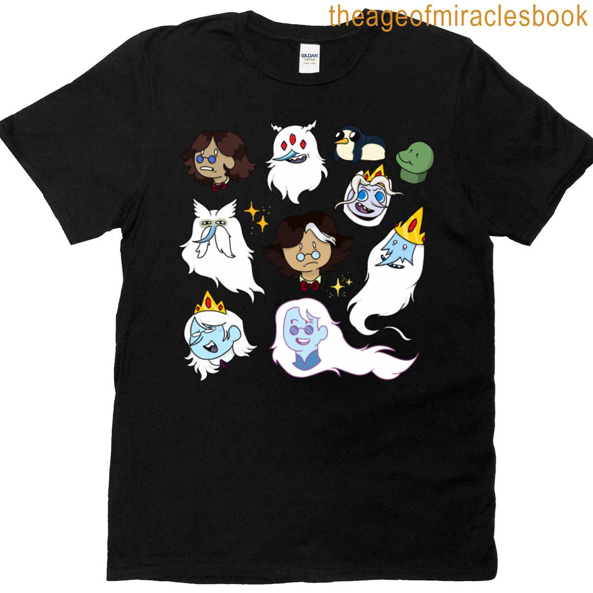 ice king pattern oversized T-shirt