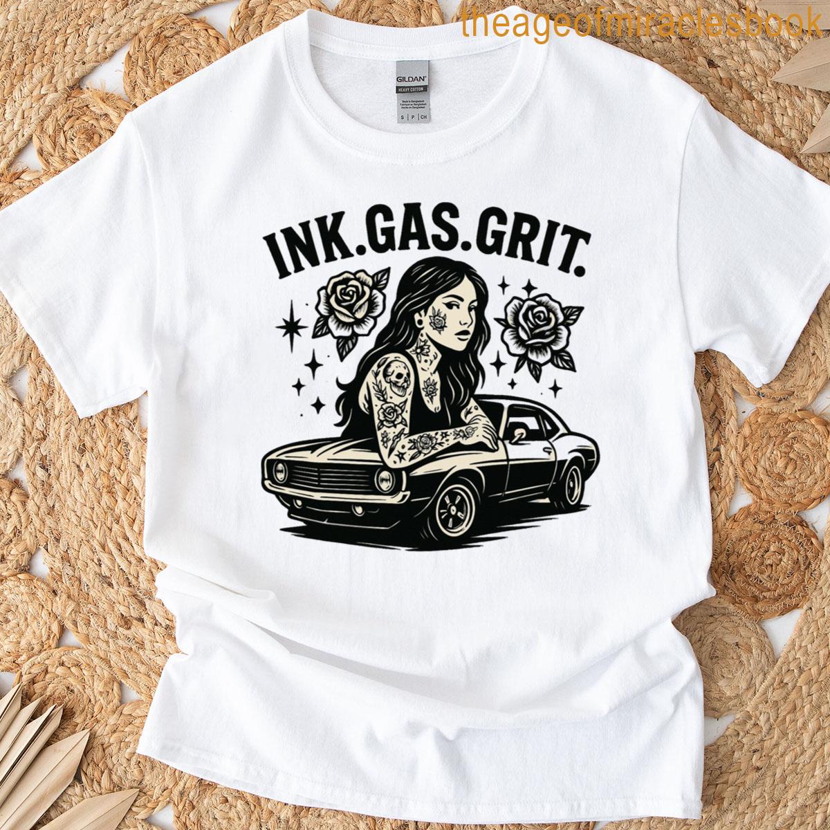 ink gas grit oversized T-shirt