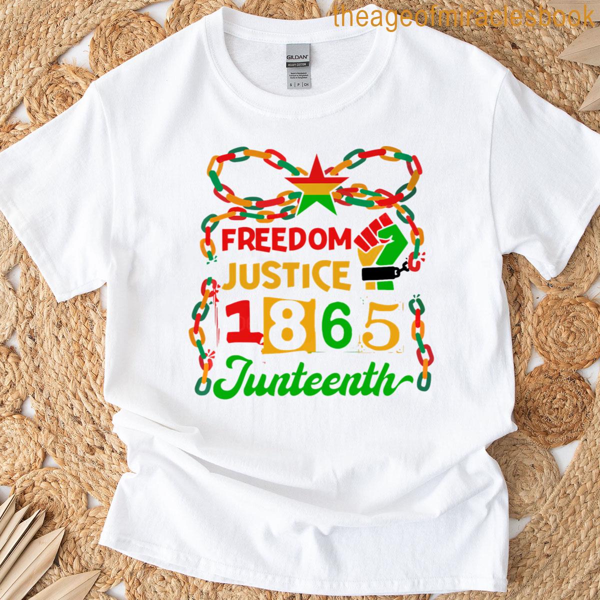 juneteenth african american juneteenth 1865 breaking chain T-shirt