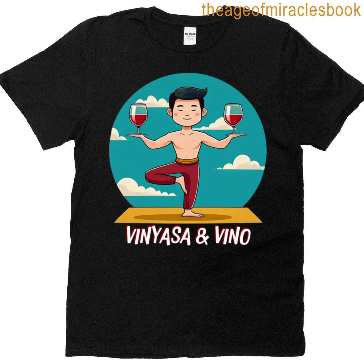 vinyasa amp vino oversized T-shirt