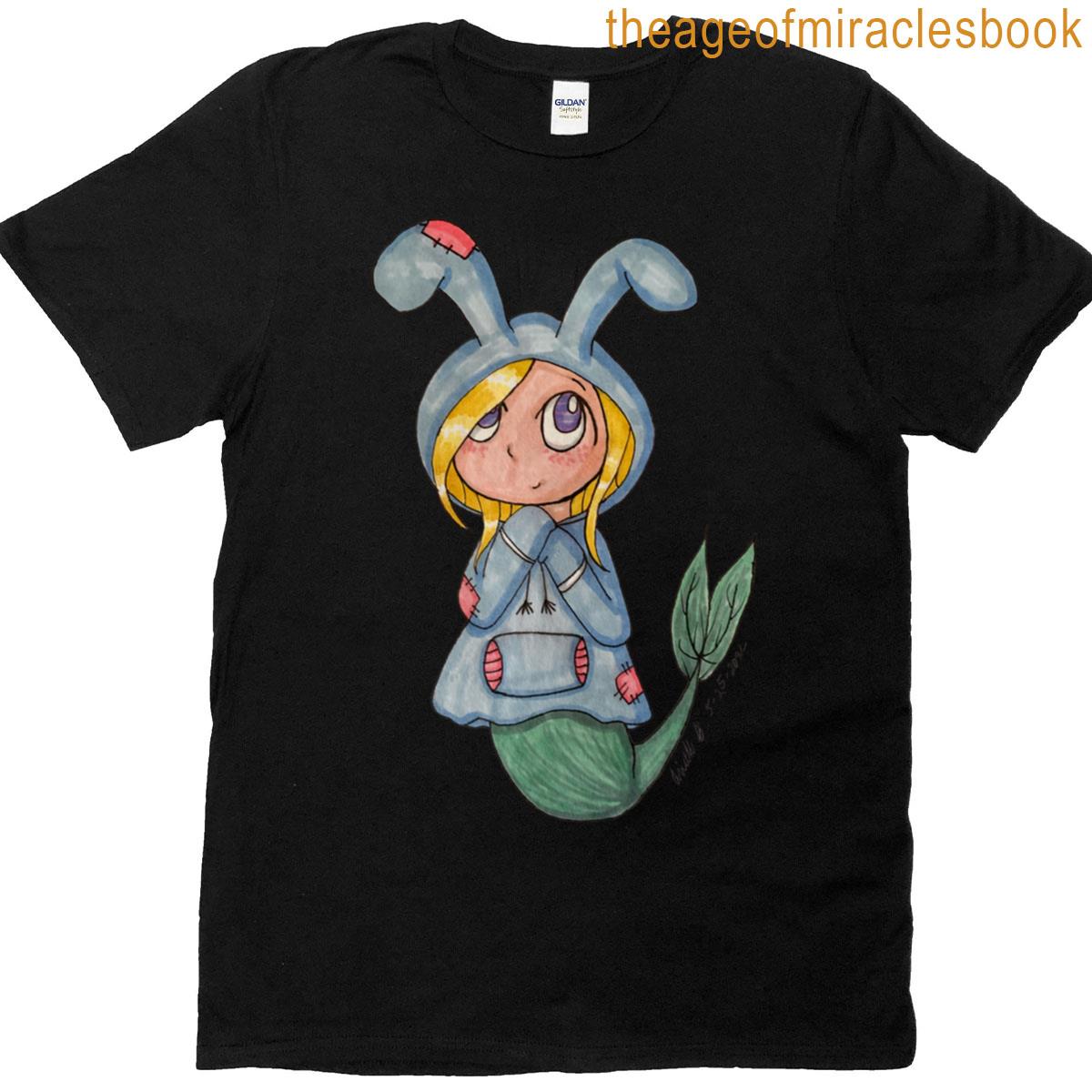 Bunny Mermaid Oversized T-shirt
