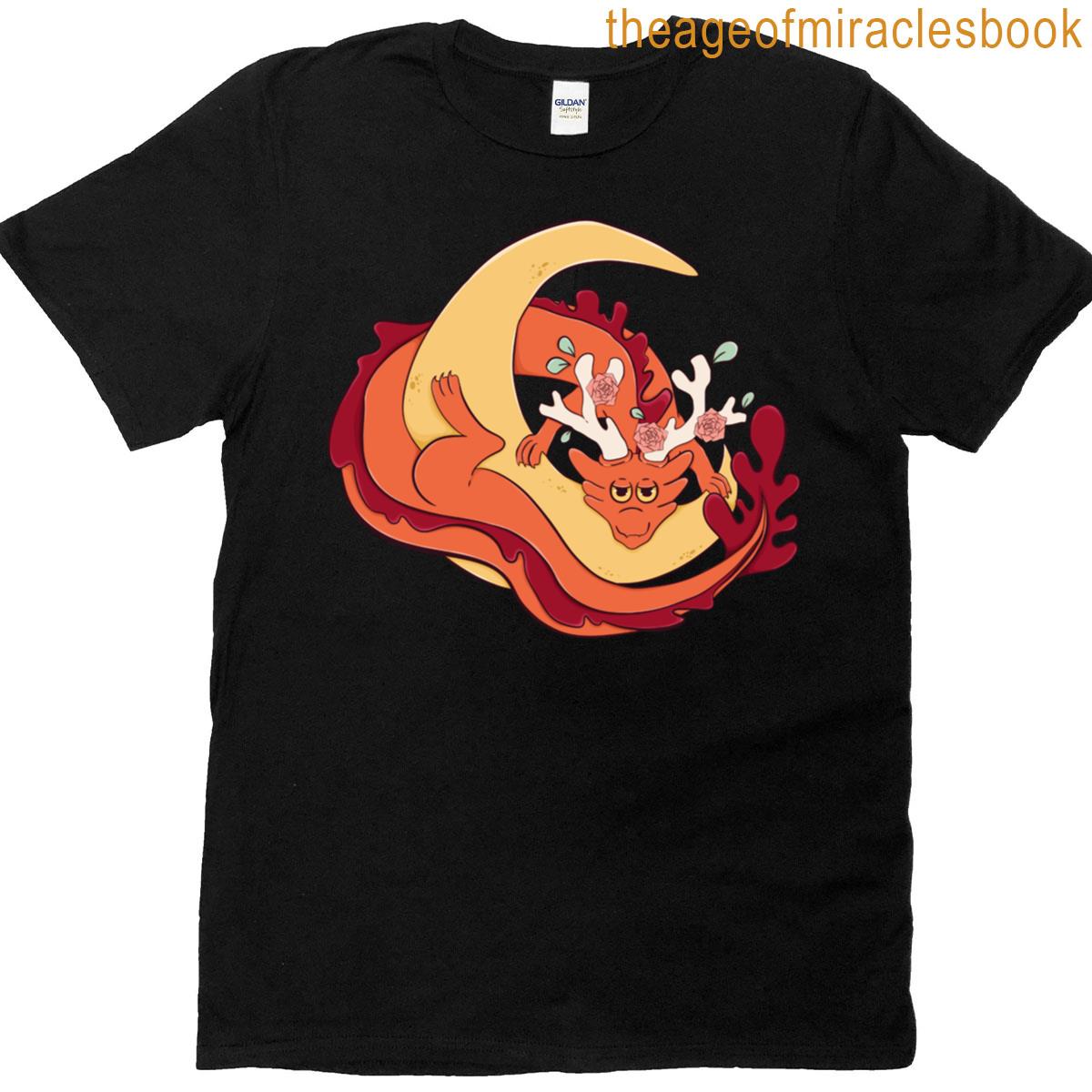 Dragon On The Moon Oversized T-shirt