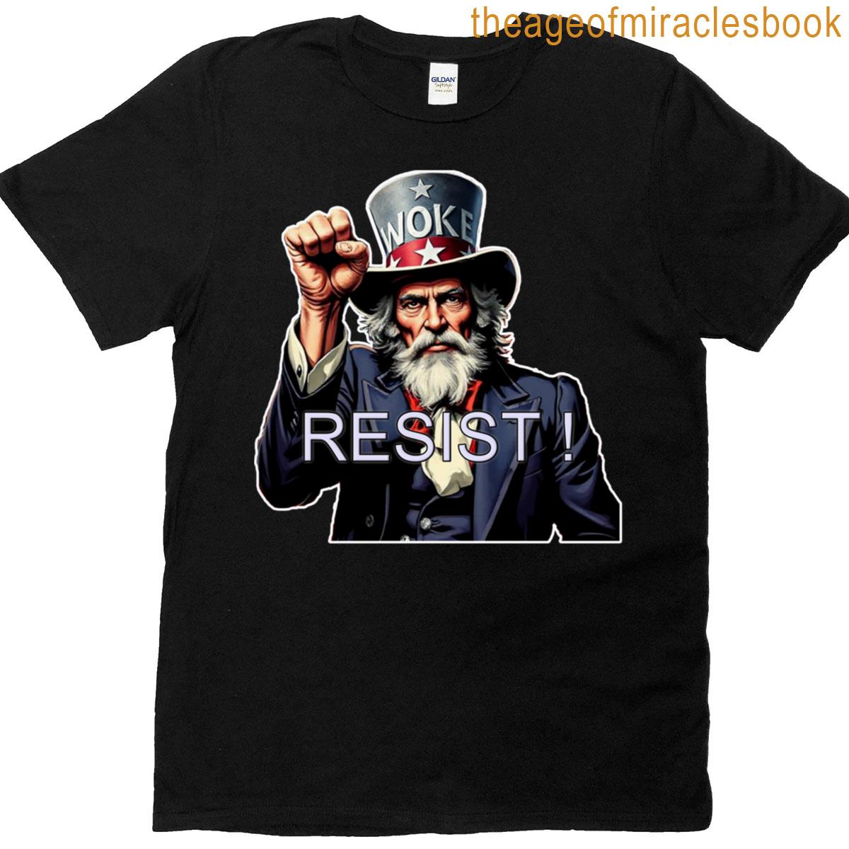 Uncle Sam Resist Woke Oversized T-shirt