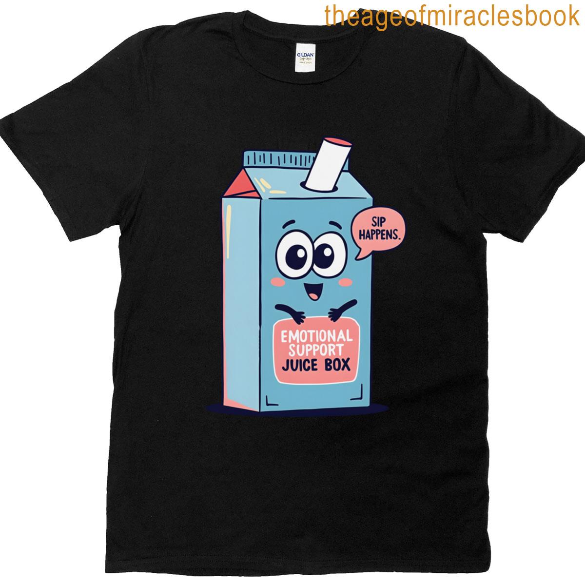 Emotional Support Juice Box T-shirt
