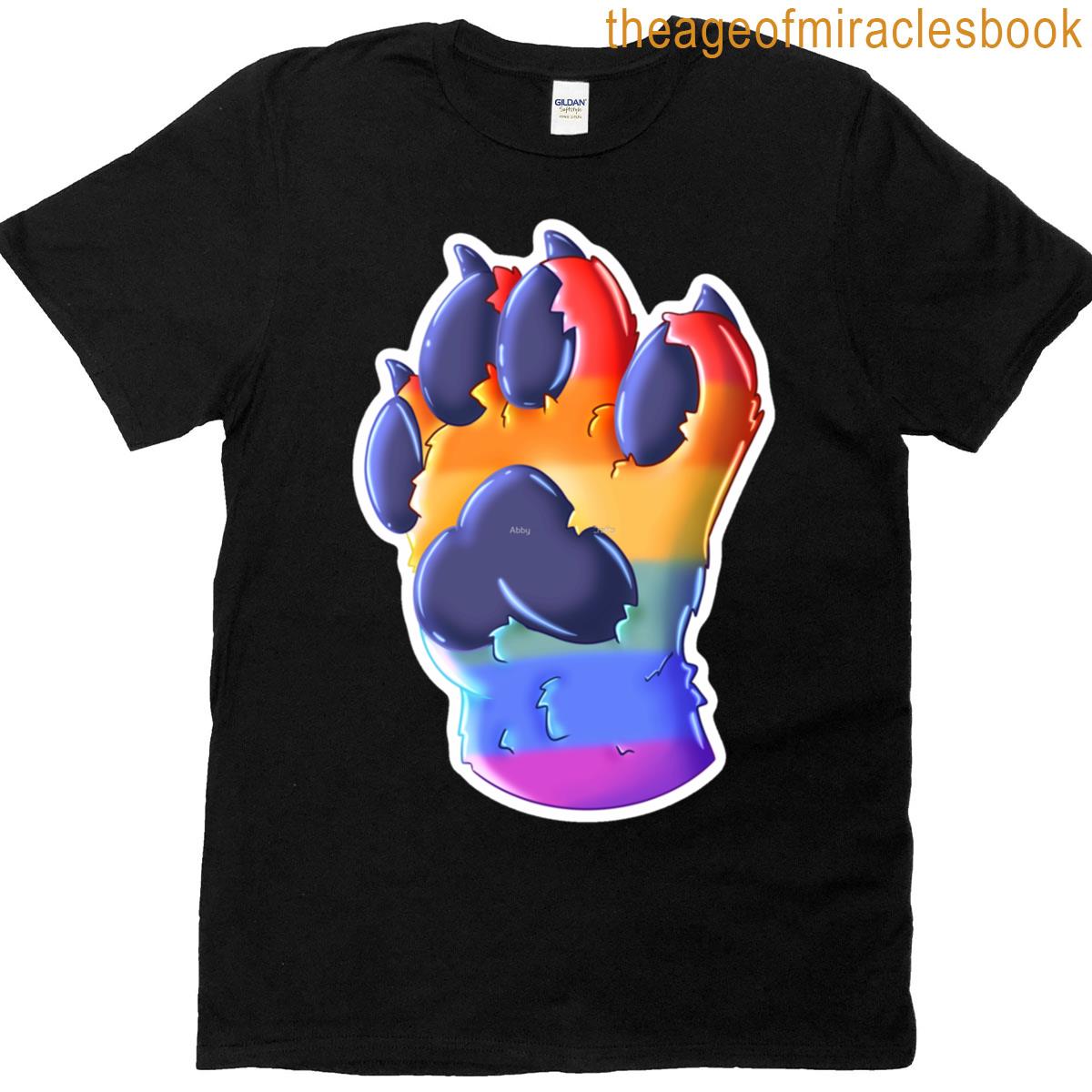 Lgbt Pride Paw Oversized T-shirt