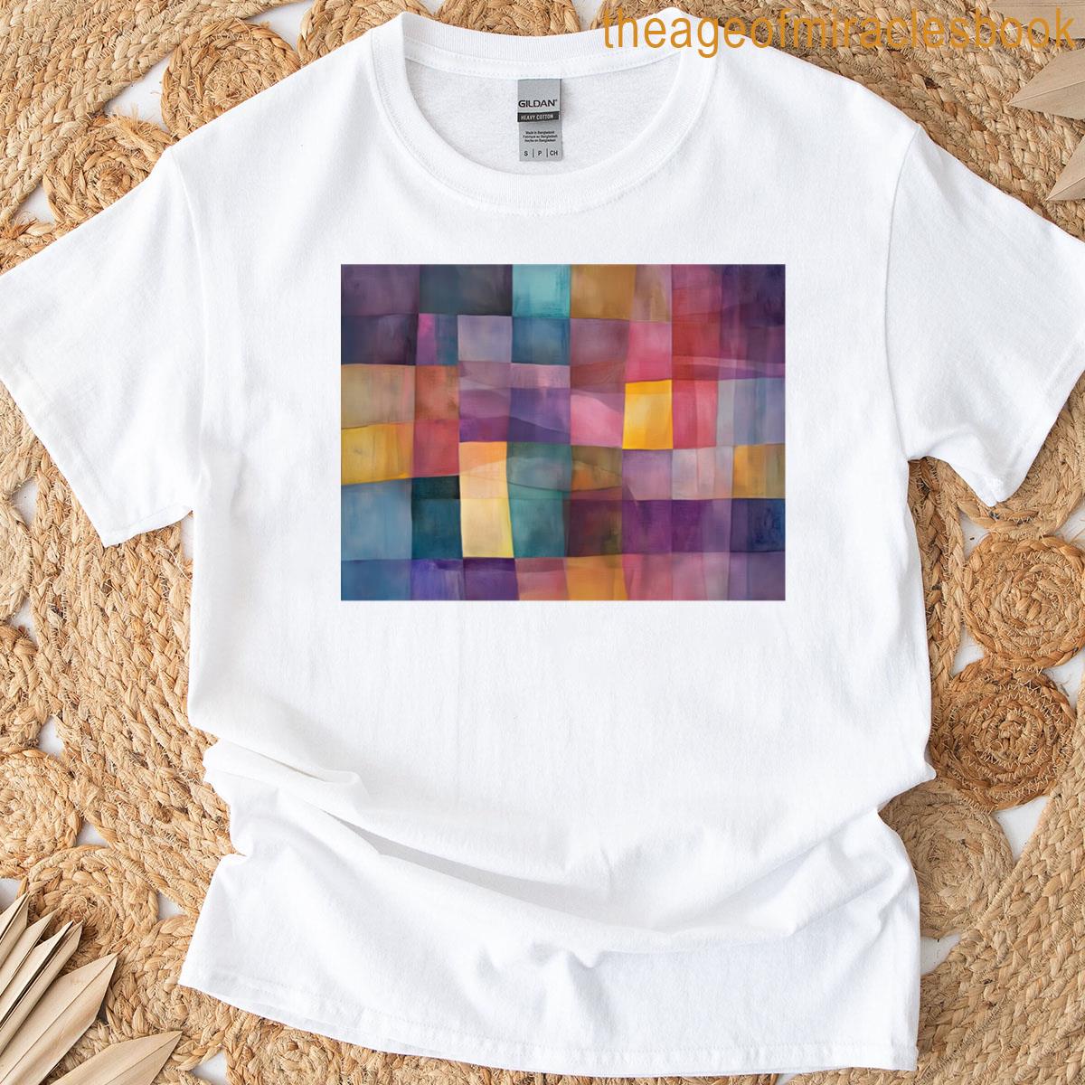 Multi-colored Patchwork Background Art T-shirt