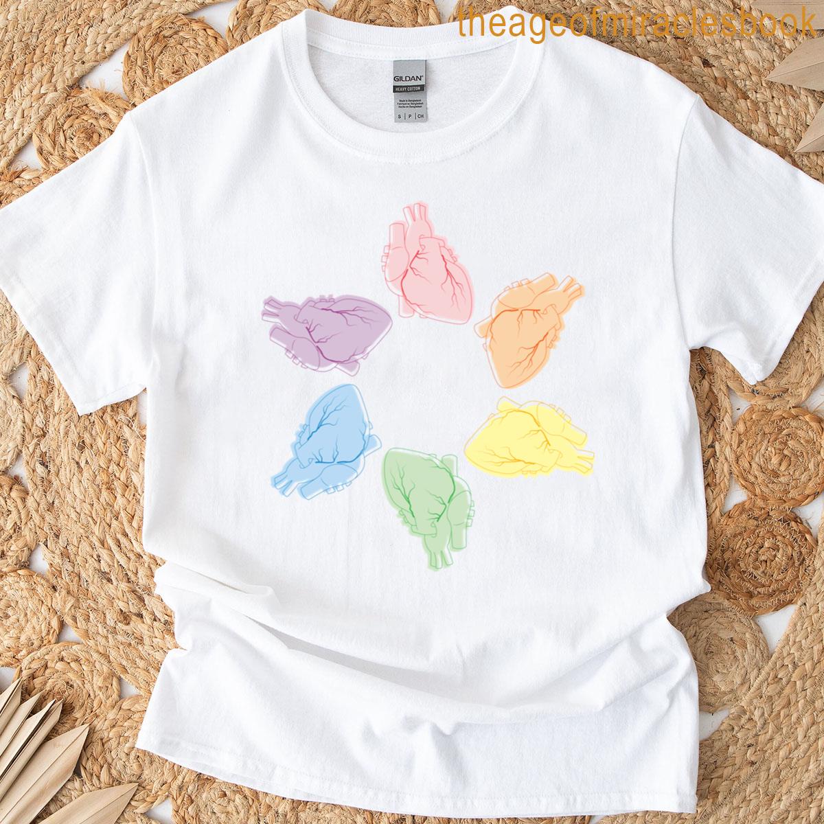 Rainbow Hearts – Light Version T-shirt