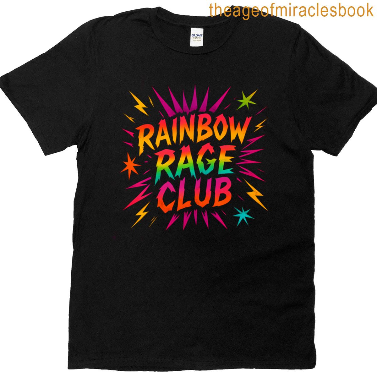 Rainbow Rage Club Oversized T-shirt
