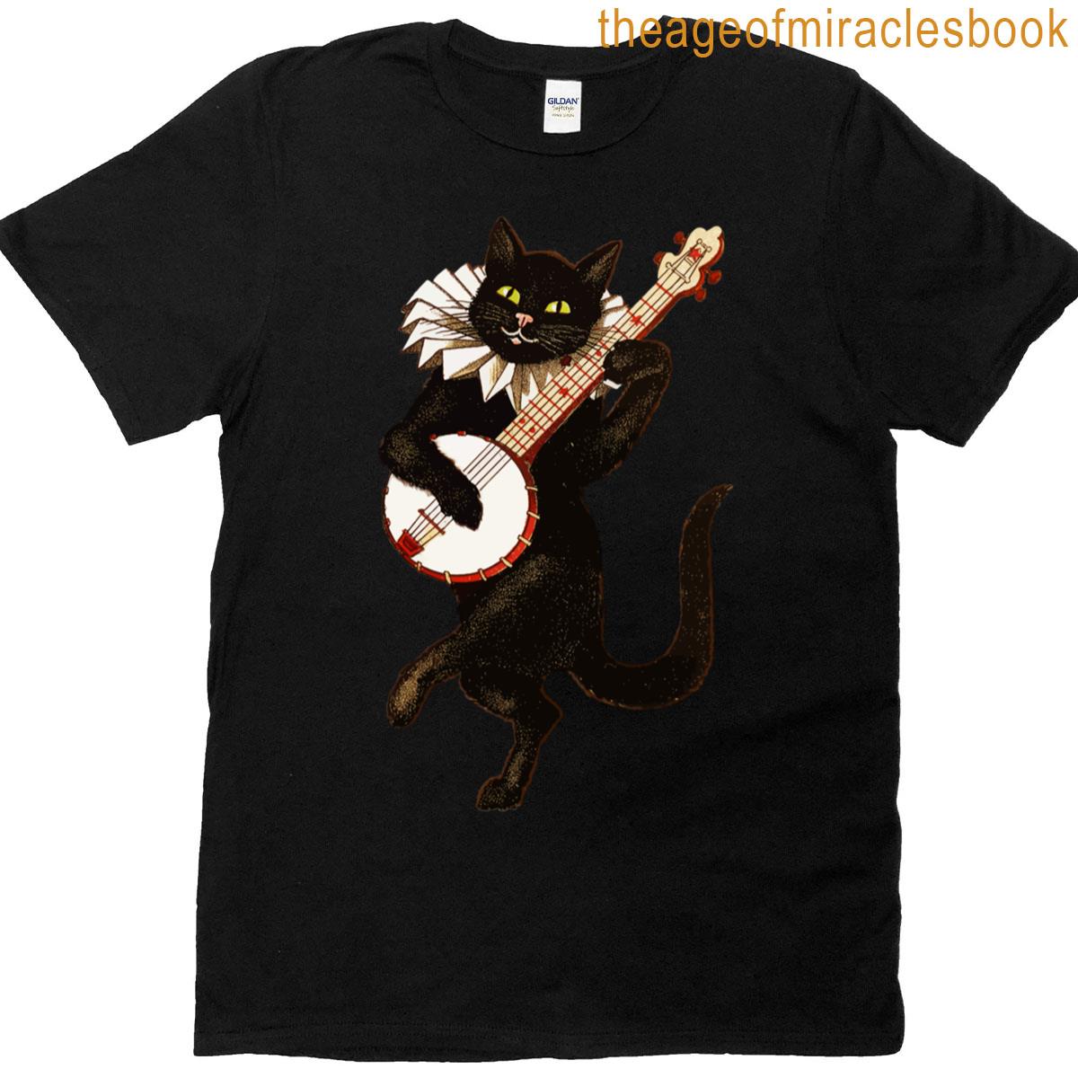 Victorian Black Cat Oversized T-shirt