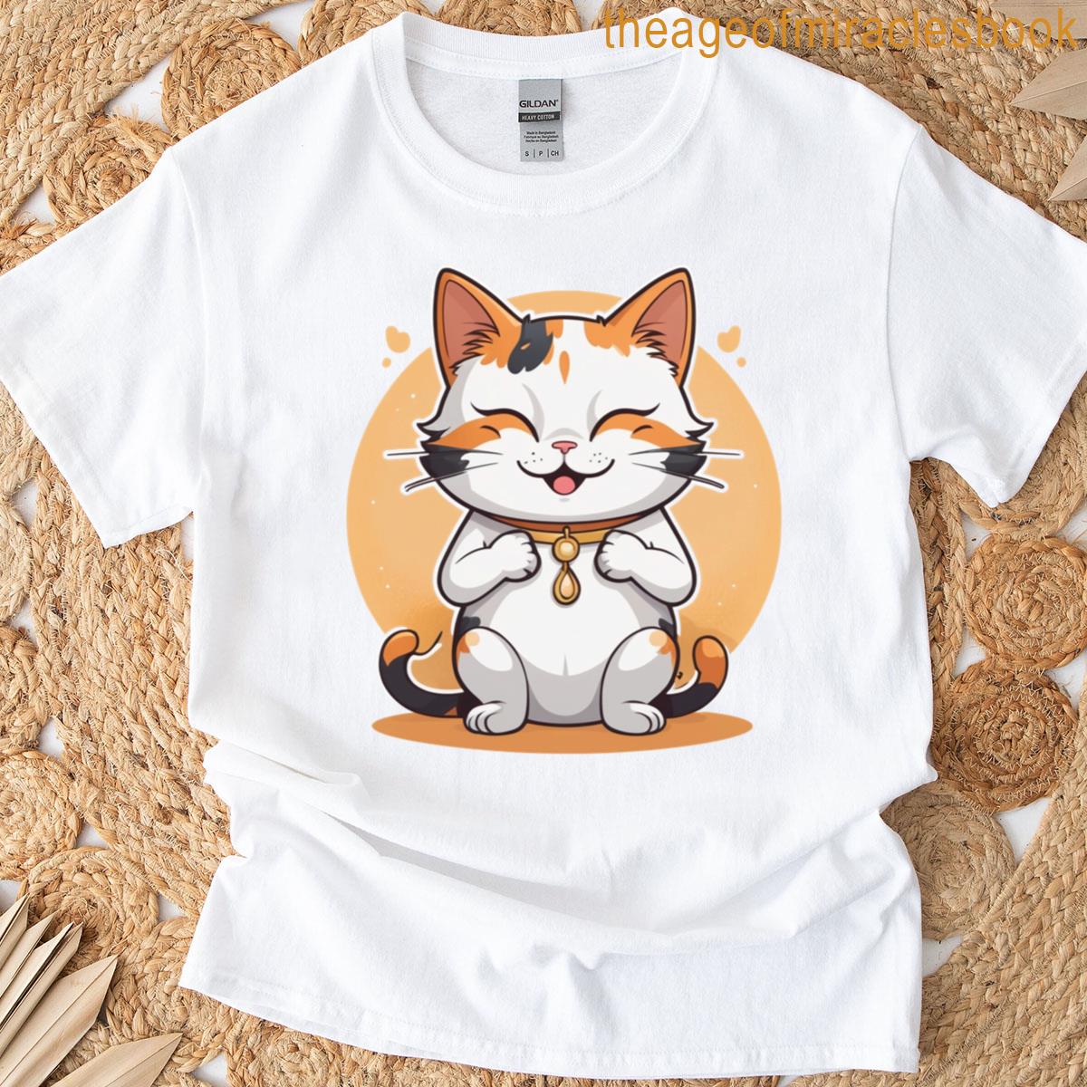 Calico Cat Happy T-shirt