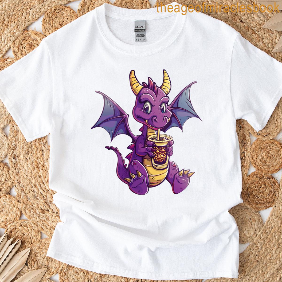 Dragon Drinking Bubble Tea – Dragon Kawaii T-shirt