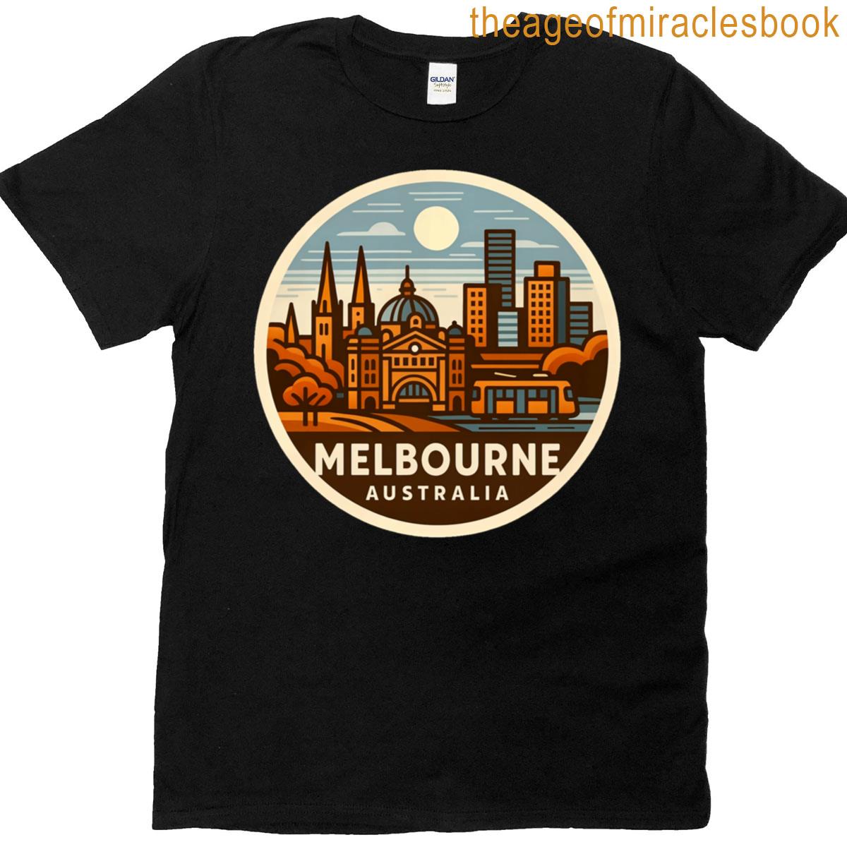 Melbourne Australia Oversized T-shirt