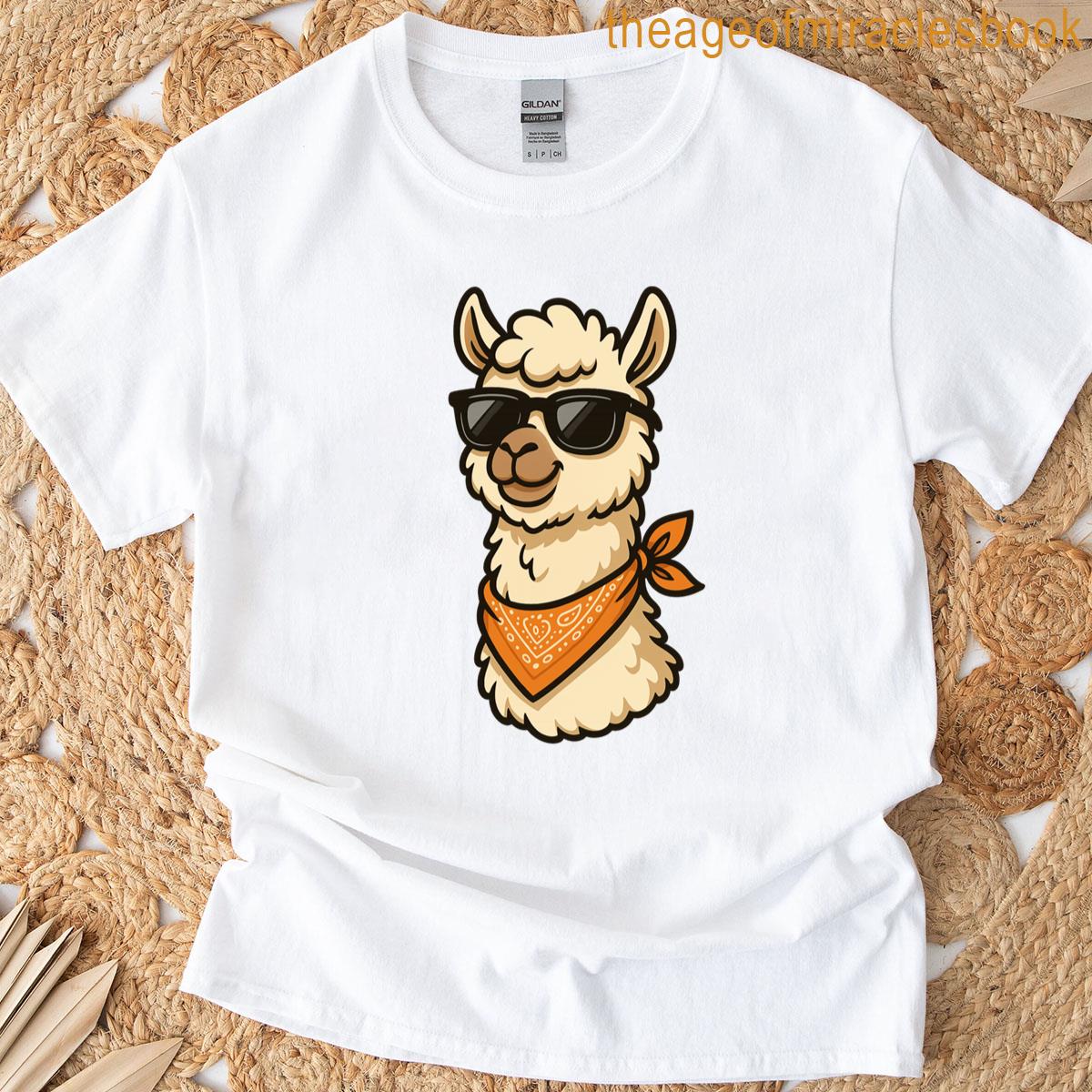 Alpaca With Sunglasses T-shirt