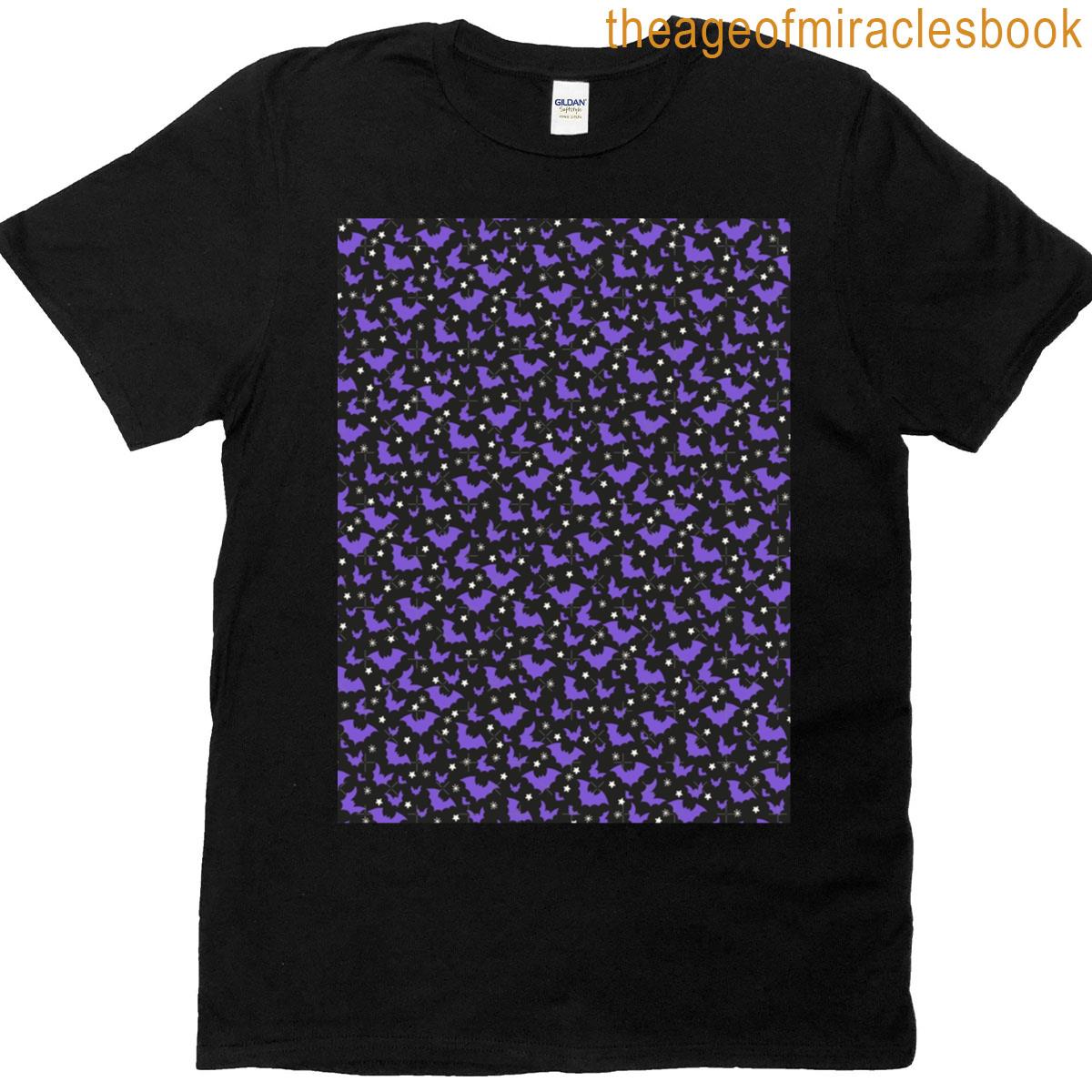 Bats Pattern Graphic T-shirt