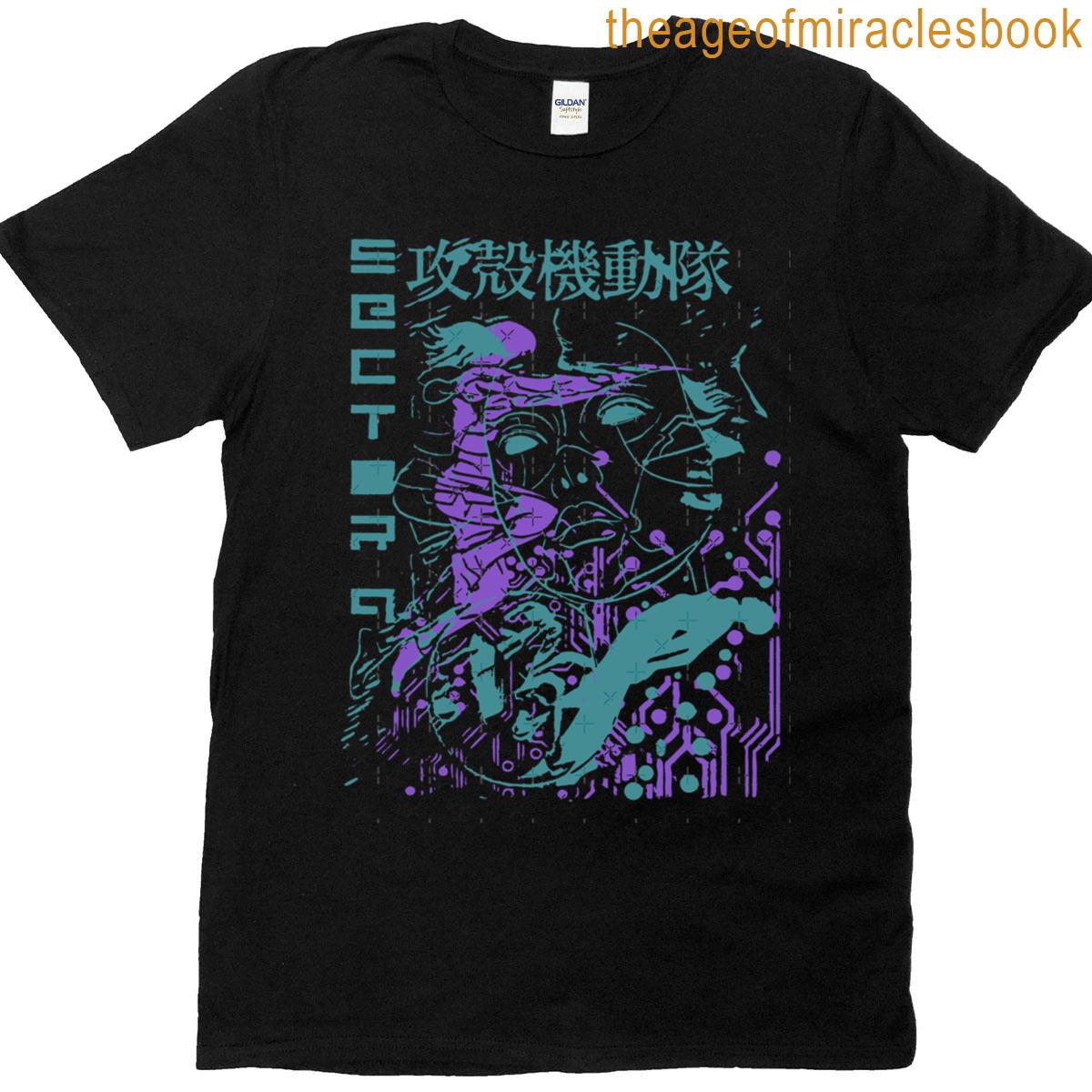 Ghost In The Shell Retro Vintage T-shirt