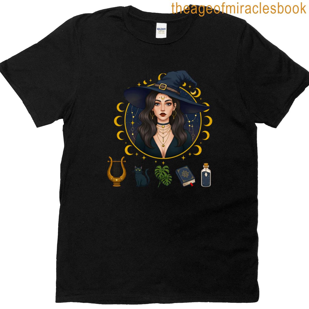 Gothic Girl Witch T-shirt