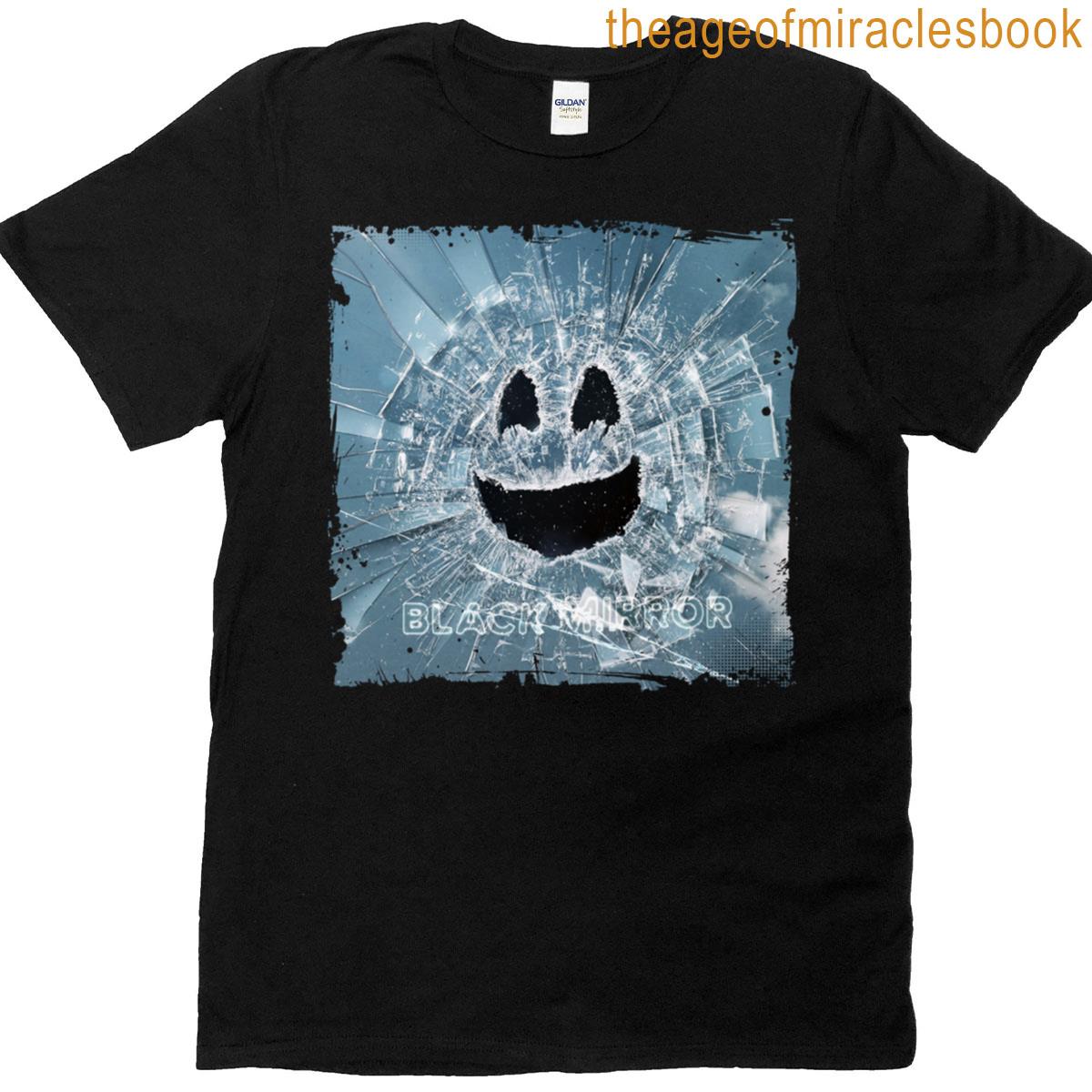 Black Mirror Smile Oversized T-shirt