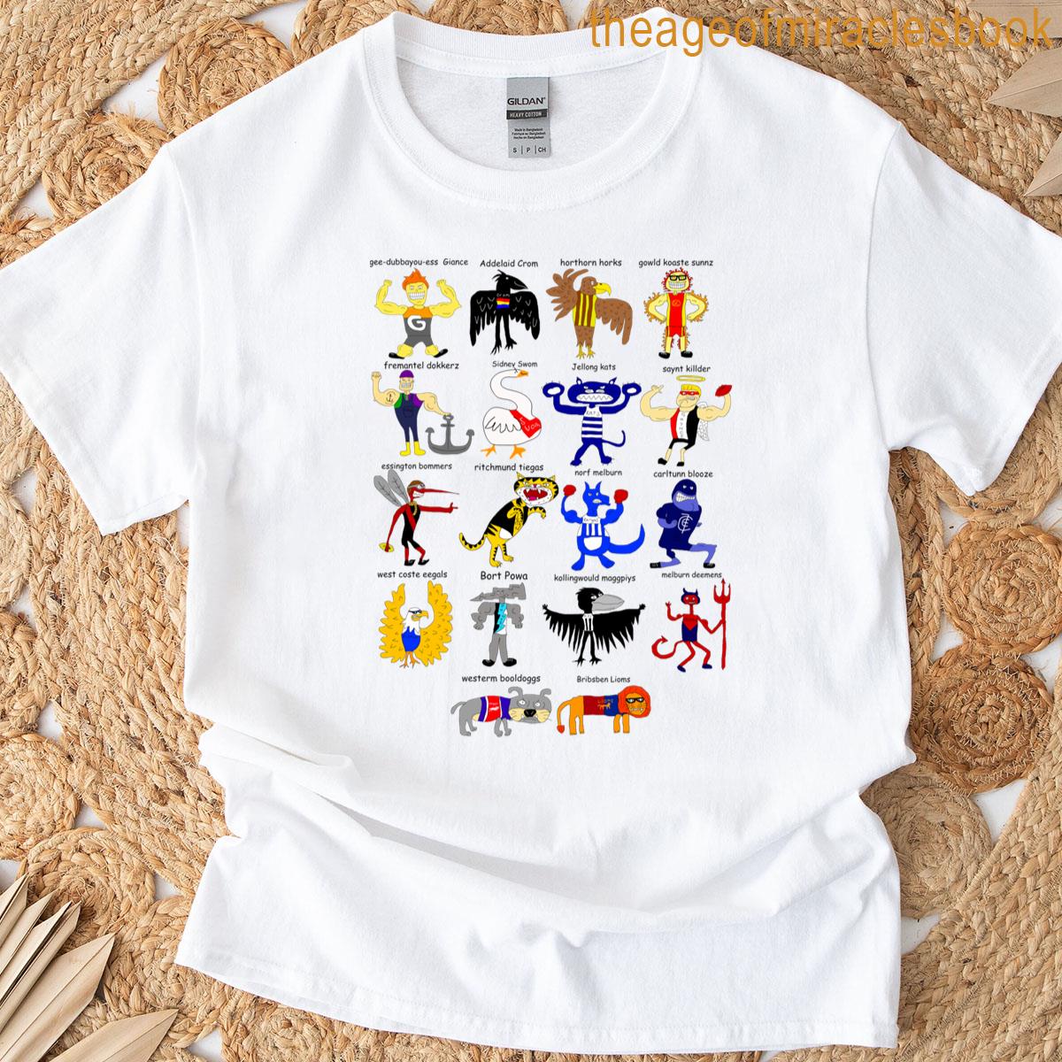 Poorly Drawn Afl T-shirt