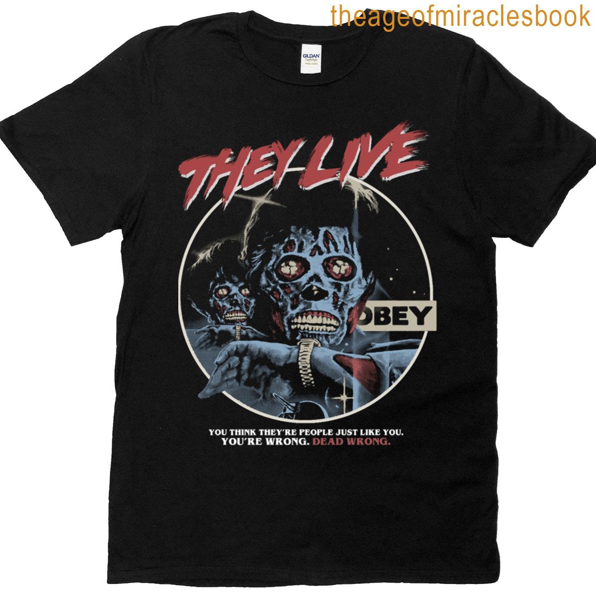 They Live John Carpenter Horror T-shirt