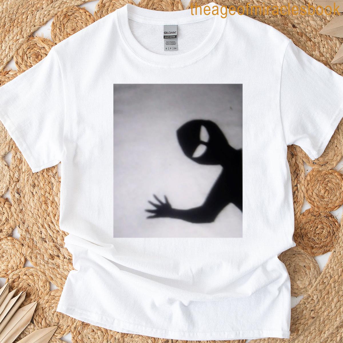 Alien Silhouetted Character T-shirt