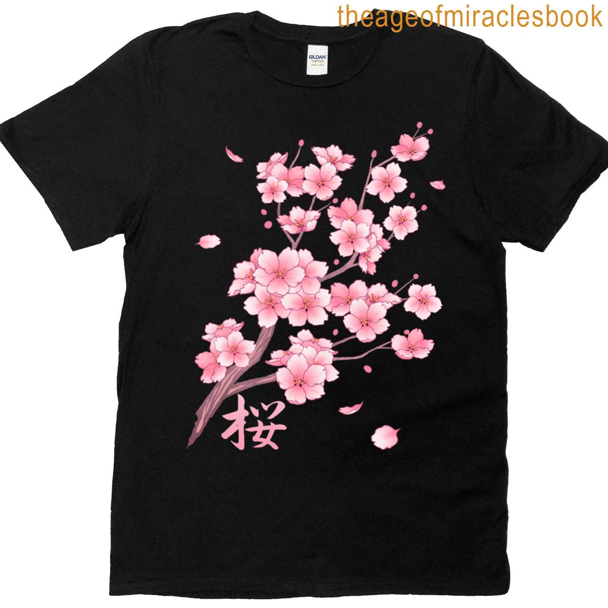 Falling Sakura Cherry Blossom T-shirt