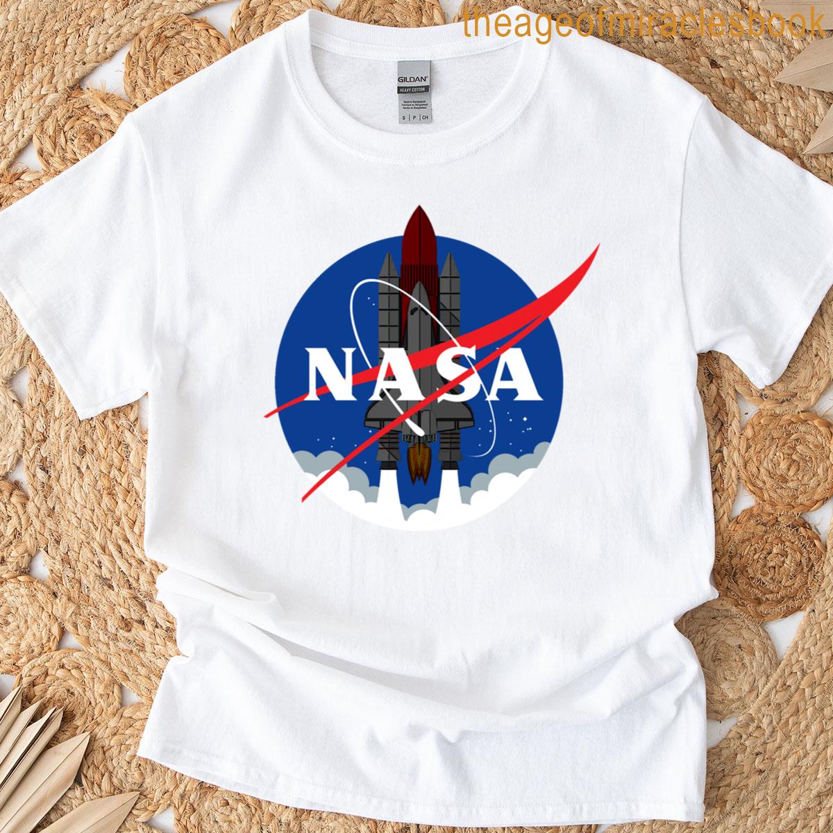 Nasa Space Shuttle Launch Insignia Logo T-shirt