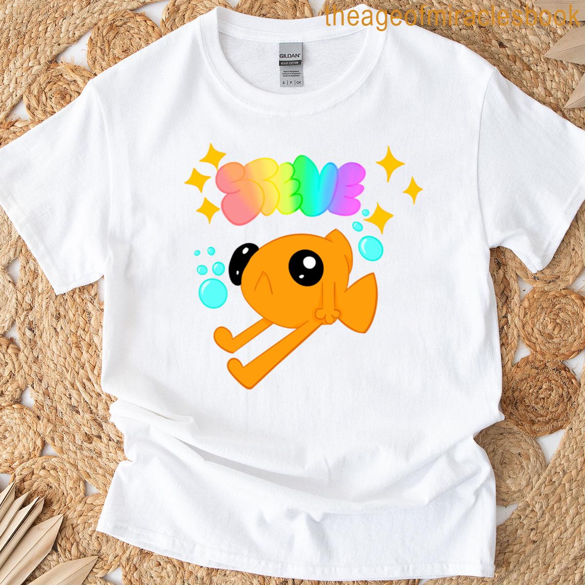 Steve Pink Background T-shirt