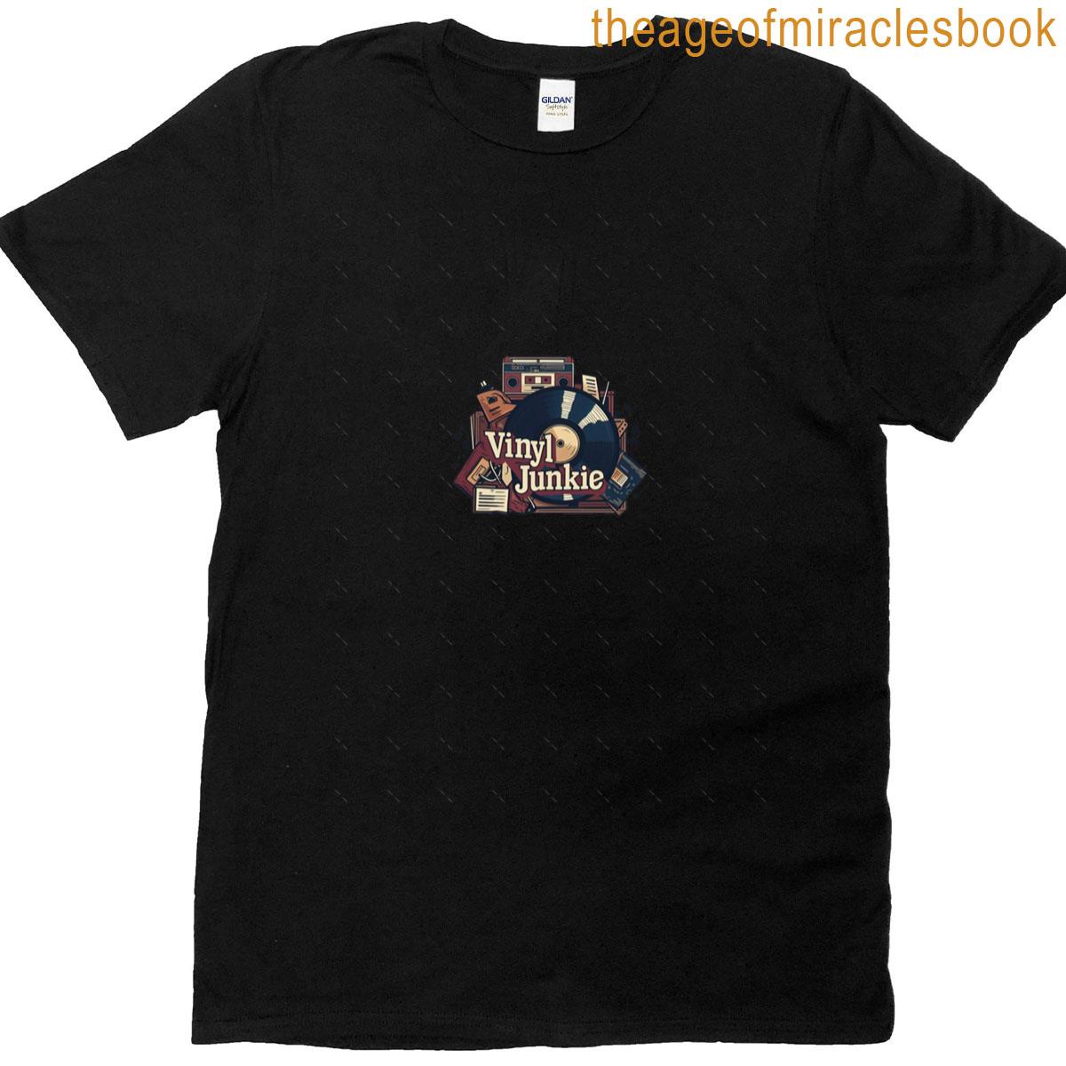 Vinyl Junkie Oversized T-shirt