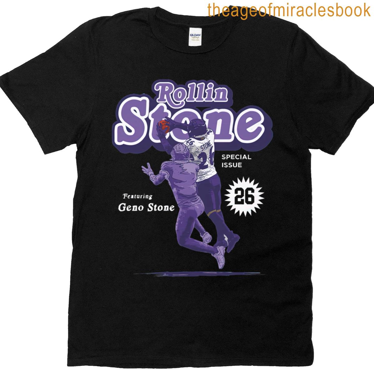 Geno Stone Baltimore Rollin Stone T-shirt