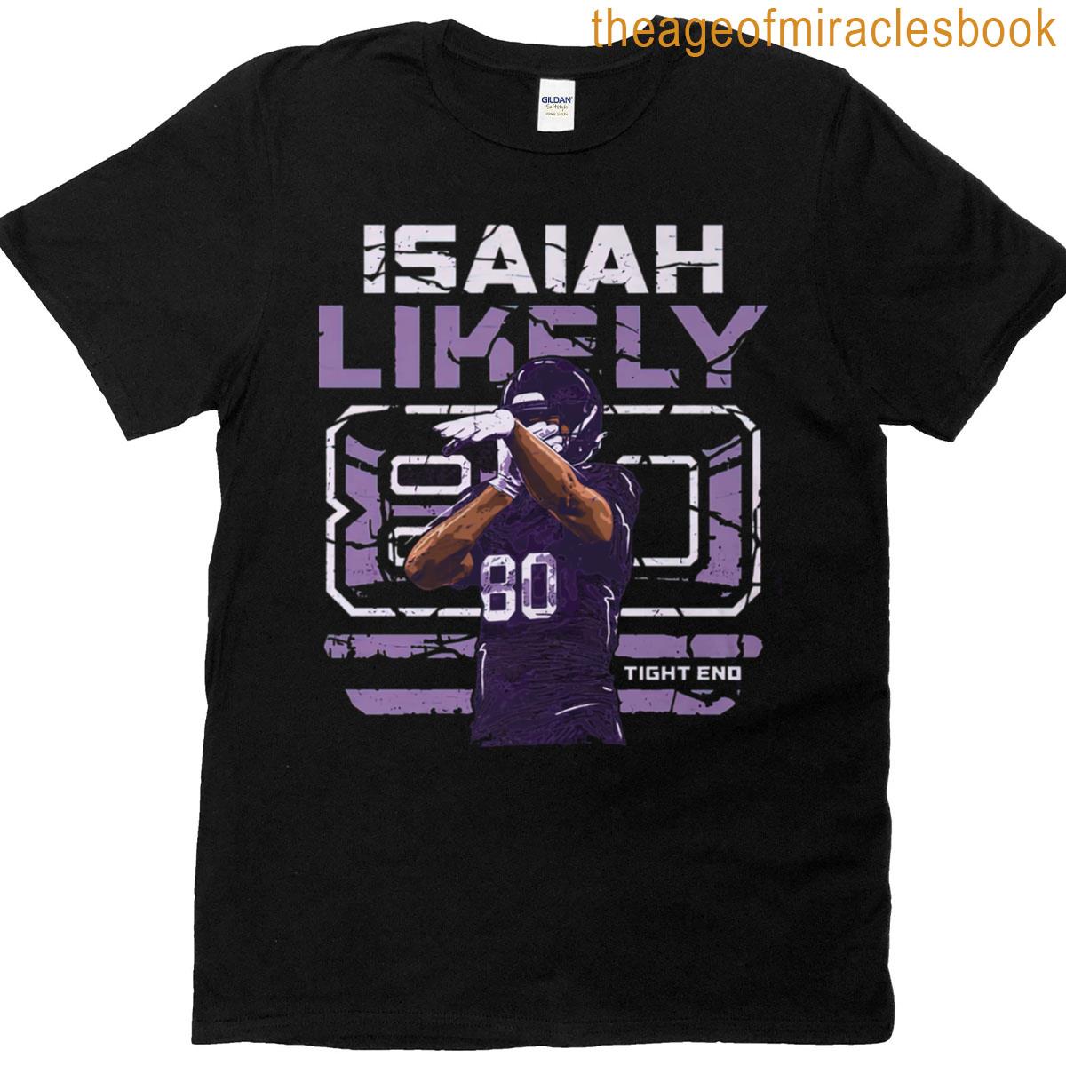 Isaiah Likely Baltimore Player Name T-shirt