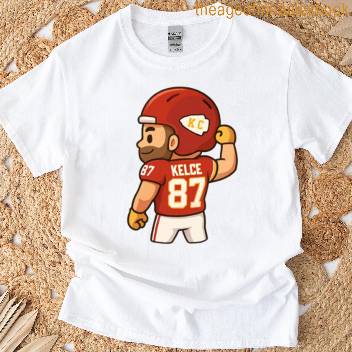 Travis Kelce Kc Pose Chibi Sticker T-shirt