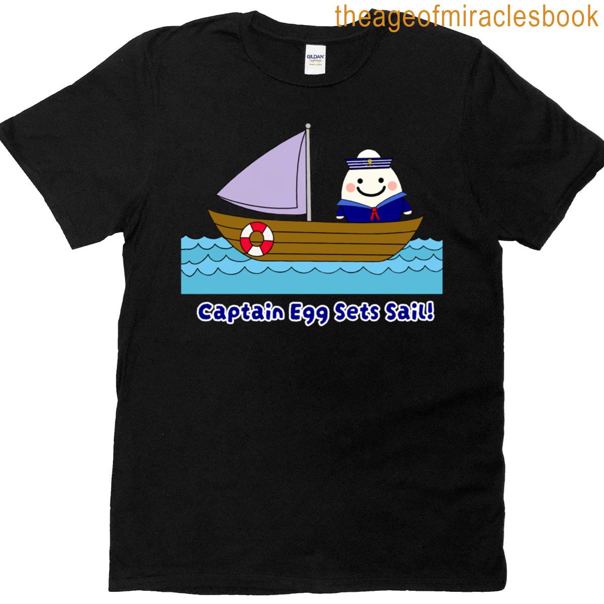 Captain Egg Sets Sail T-shirt