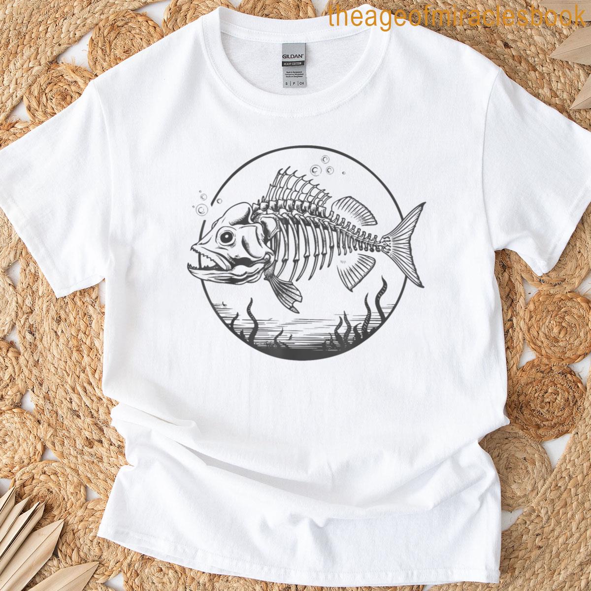 Skeleton Fish Bone Collectors T-shirt