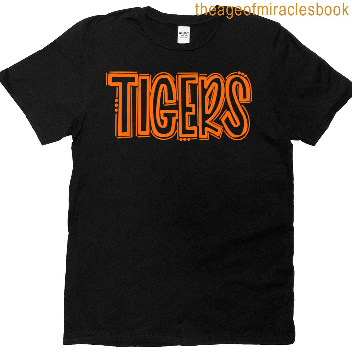 Tiger – Throwback Design – T-shirt